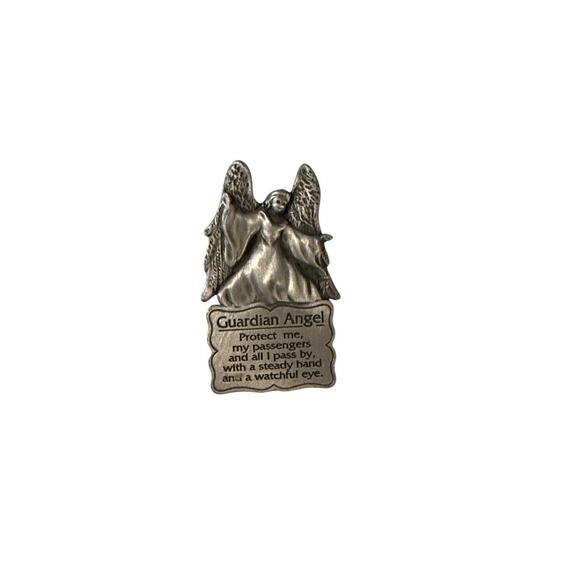Guardian Angel Protect Me and My Passengers Visor Clip Religious Car Decor 2 In - Picture 1 of 4
